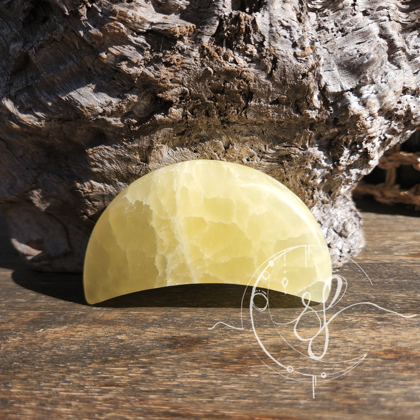 Lemon Calcite Moon B