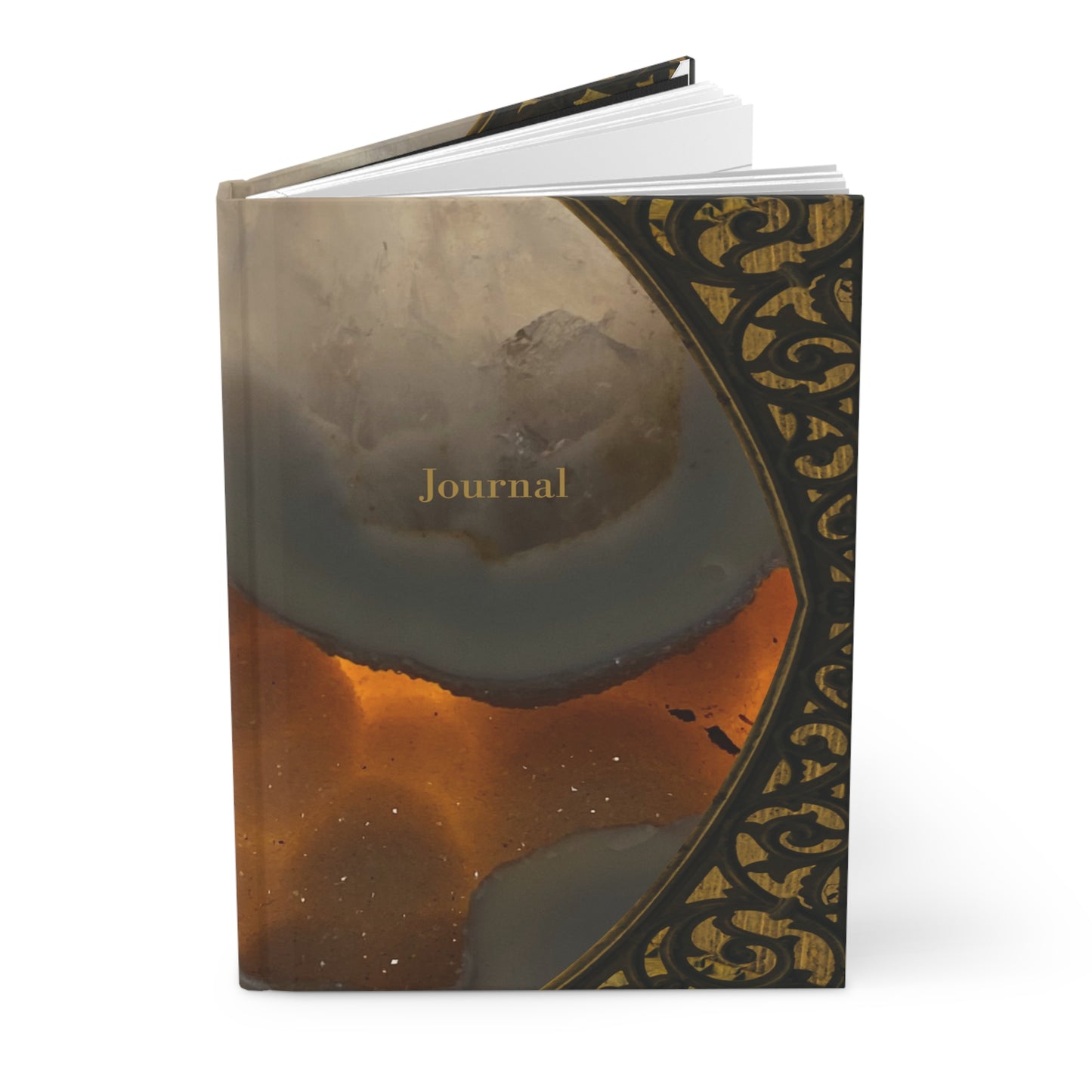 Elegant Hardcover Journal with Gold Accents - Perfect for Writing, Planning, and Gift Giving