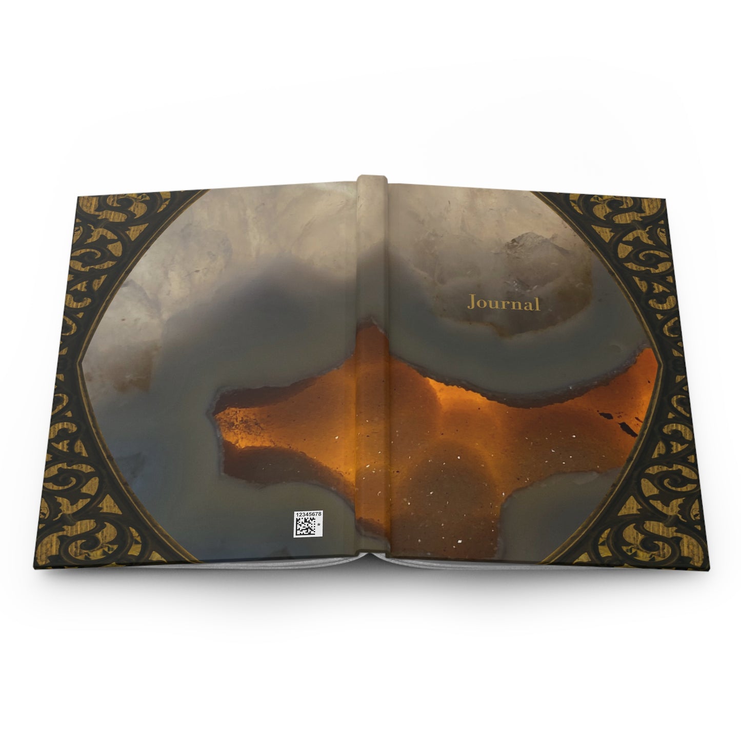 Elegant Hardcover Journal with Gold Accents - Perfect for Writing, Planning, and Gift Giving