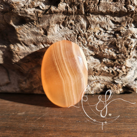 Honey Calcite Palm E