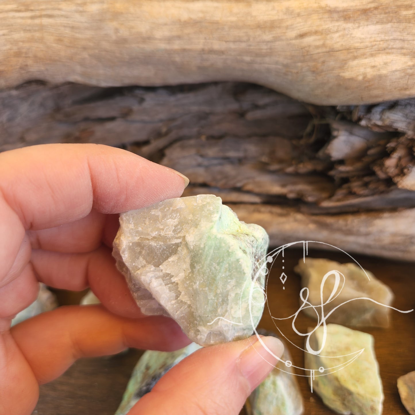 Green Moonstone Raw