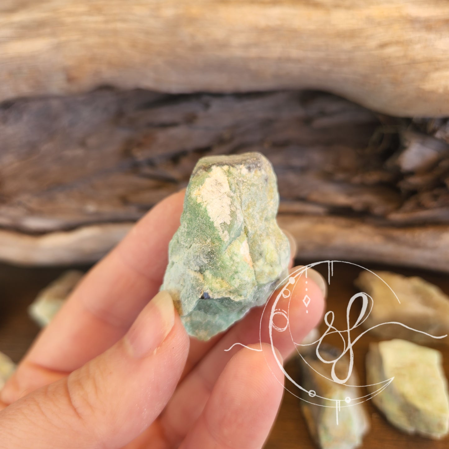 Green Moonstone Raw