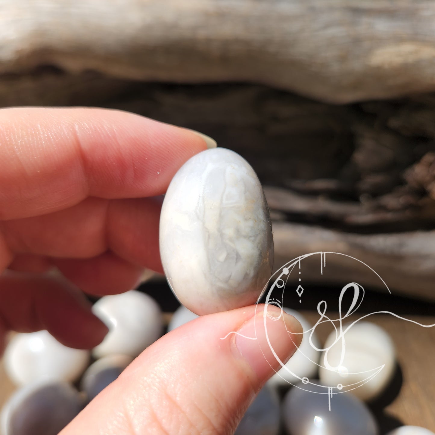 White Agate Tumble