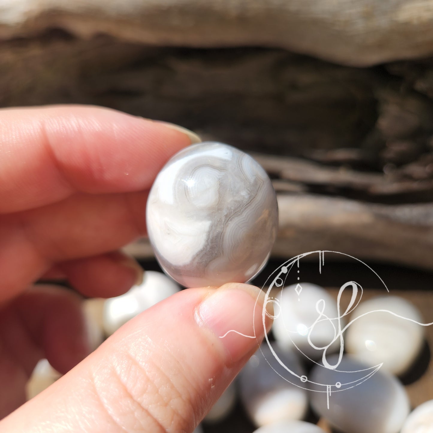 White Agate Tumble