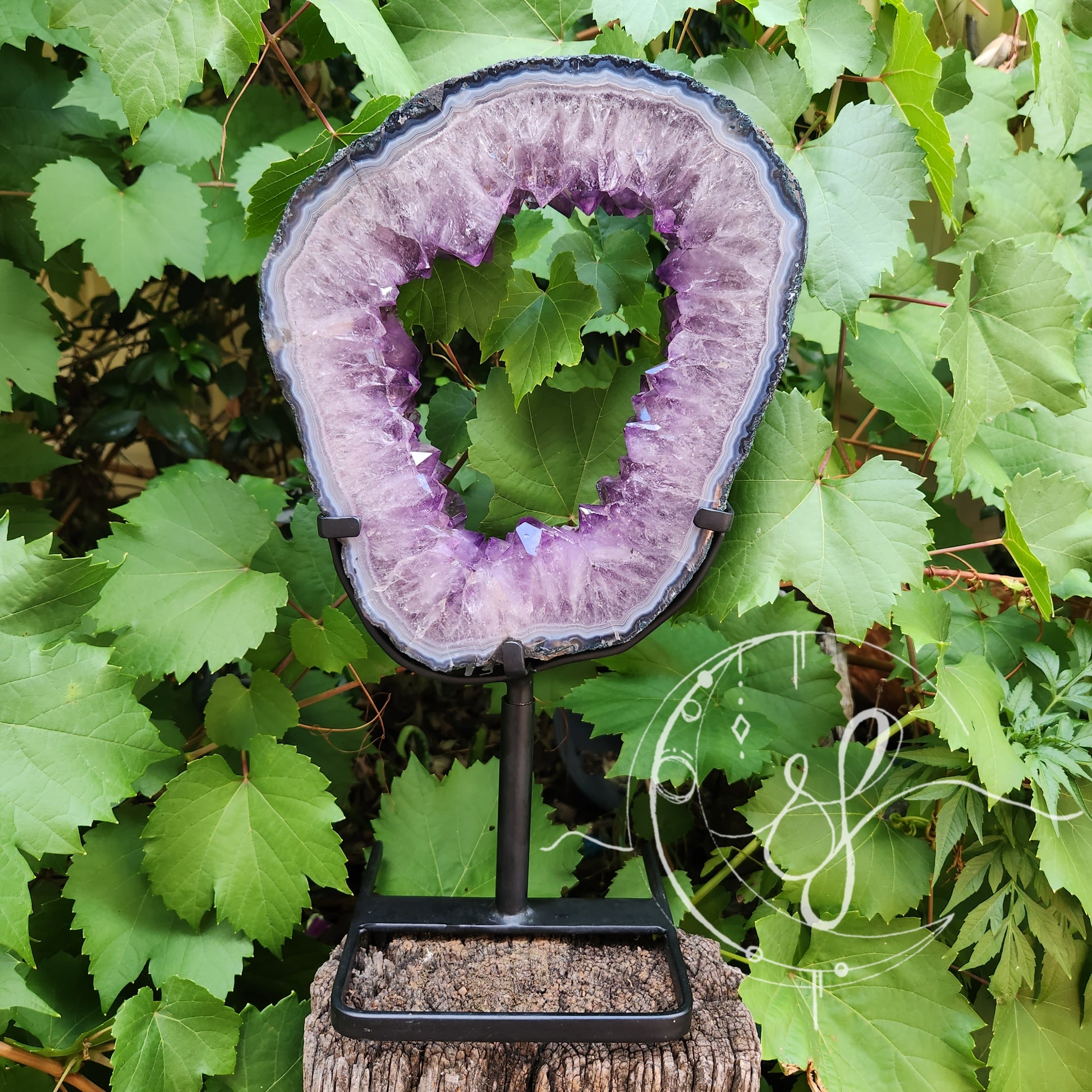 Amethyst portal on spinning stand brazil Amythest She Fire