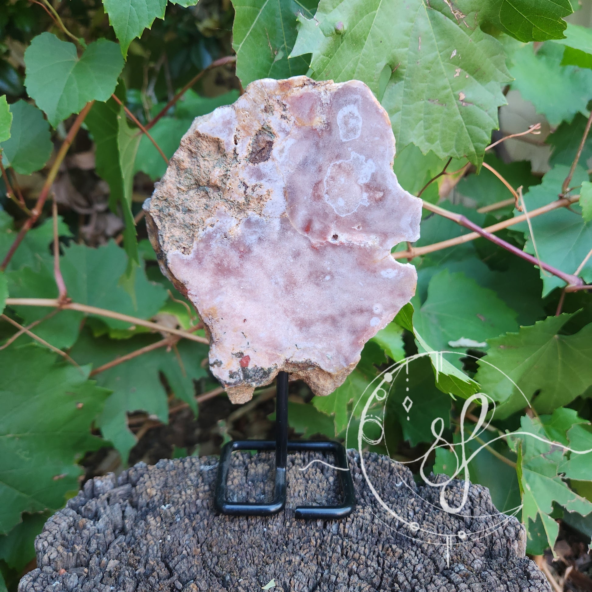 Pink Amethyst stand She Fire