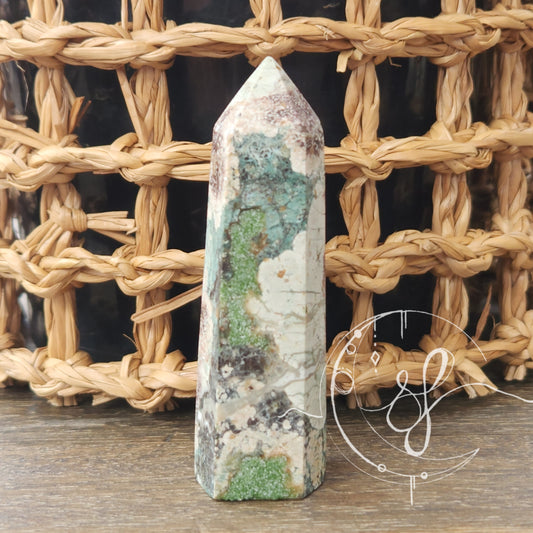 Green Flower Agate A