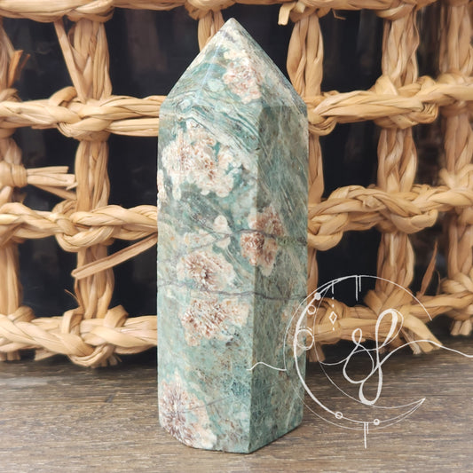 Green Flower Agate B