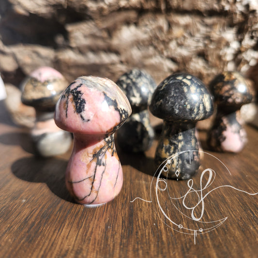 Rhodonite Mushroom